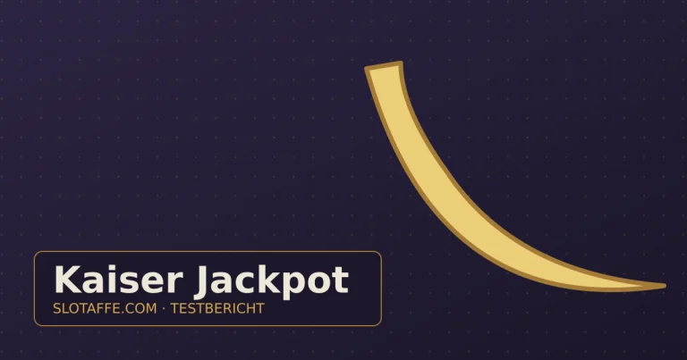 Kaiser Jackpot Deluxe – Titelgrafik des unabhaengigen SlotAffe-Testberichts mit Lizenz, Bonus und Auszahlungsinfos